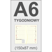 A6 tygodniowy 128 str.