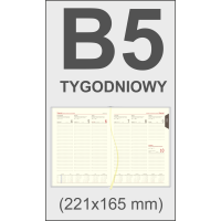 B5 tygodniowy 144 str.