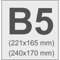 B5 (221x165 / 240x170 mm)